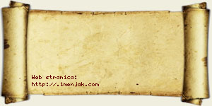 Jelisaveta Bokan vizit kartica